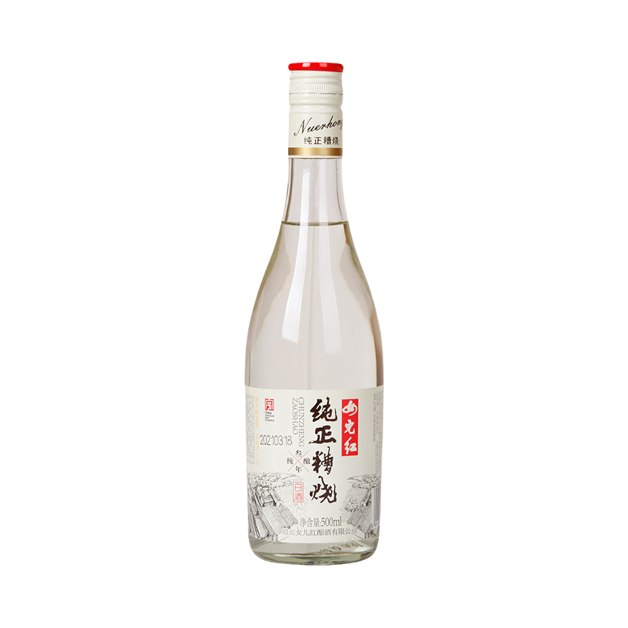 推荐商品：女儿红 纯正糟烧 三年纯酿 白酒 500ml 50度 裸瓶装