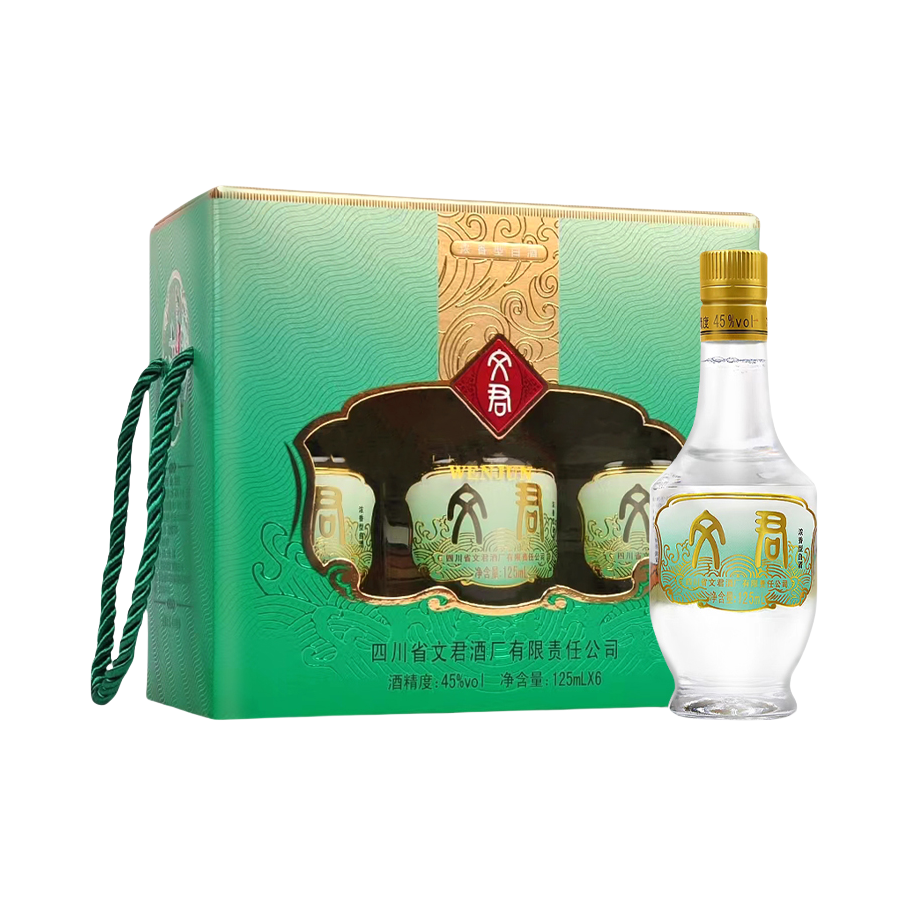 推荐商品：文君 情怀 小酒版 125ml 45度 白酒 盒装