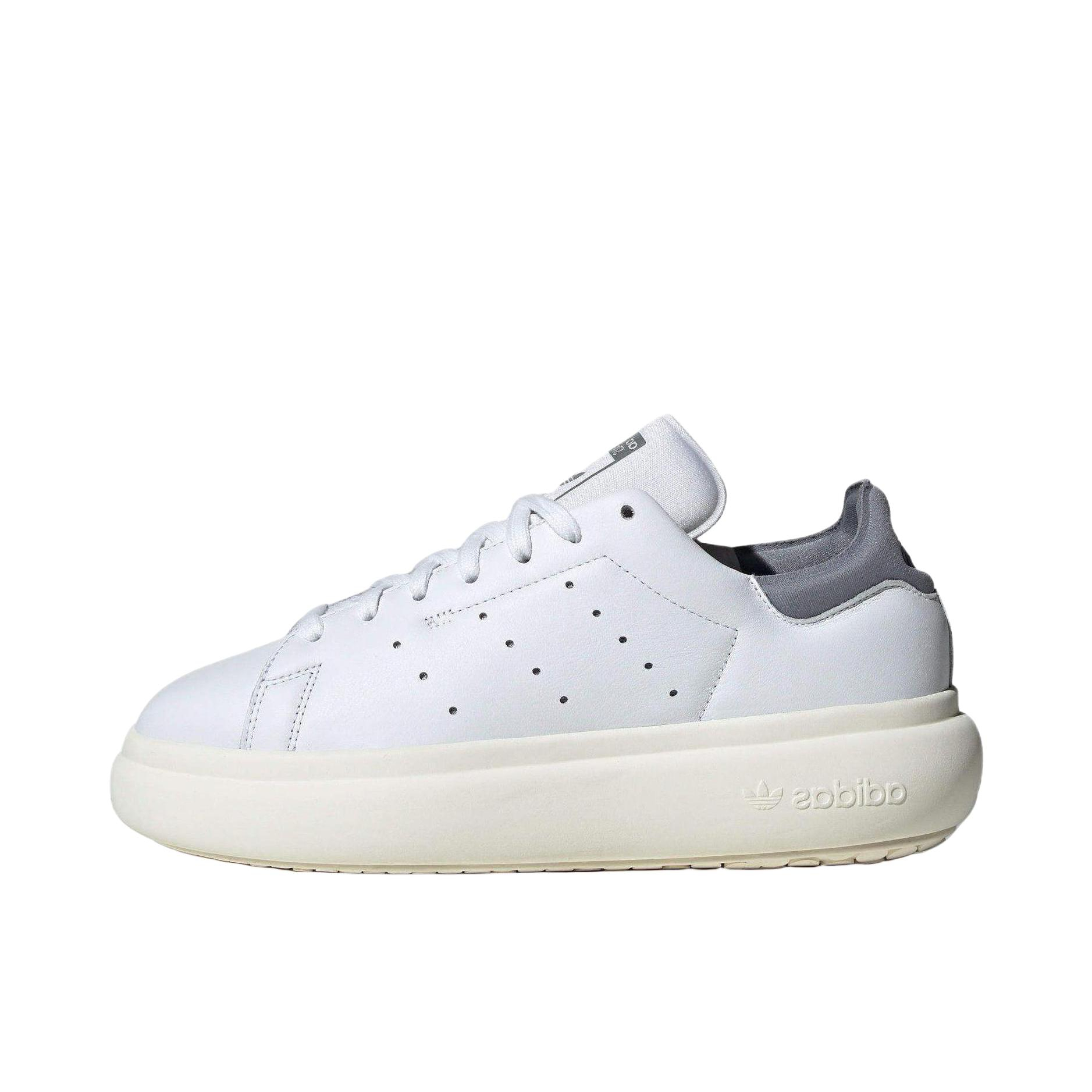推荐商品：adidas Originals Stan Smith PF 面包鞋 板鞋 厚底增高防滑耐磨舒适轻便百搭简约潮流 女款/白色/灰色