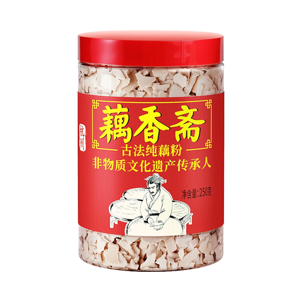 推荐商品：藕香斋 古法纯藕粉 罐装
