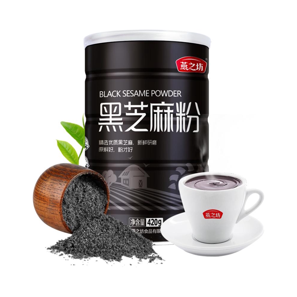 推荐商品：燕之坊 黑芝麻粉 罐装 420g