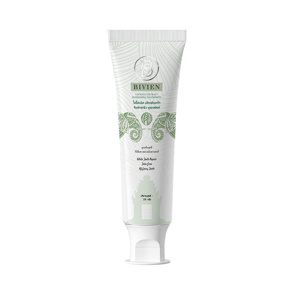 推荐商品：BIVIEN/碧薇莲 泰国清新椰子牙膏 美白牙齿