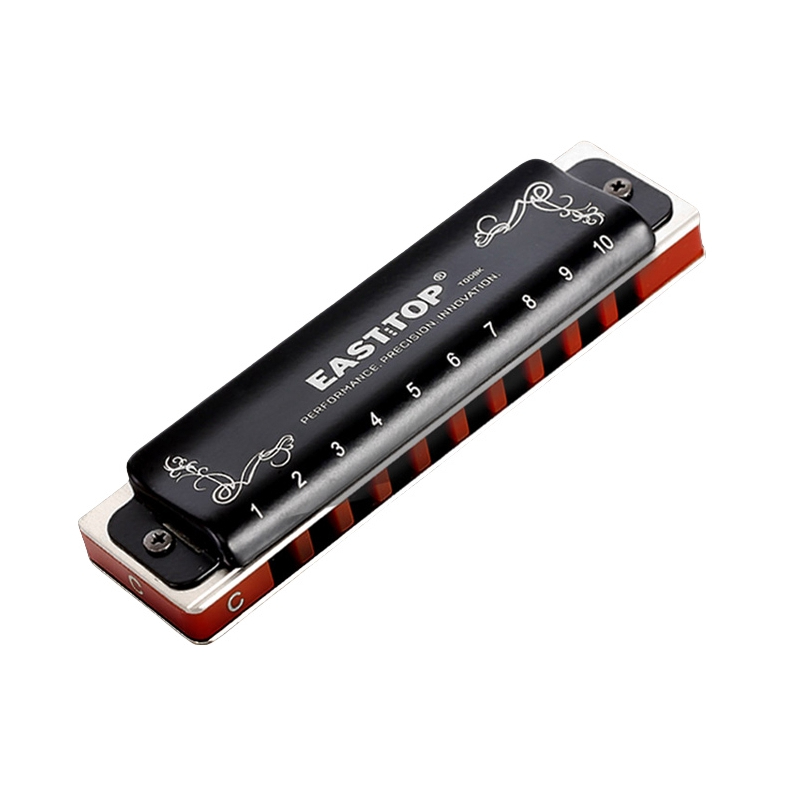 推荐商品：East top/东方鼎 T008K10孔蓝调初学布鲁斯口琴入门专业演奏款