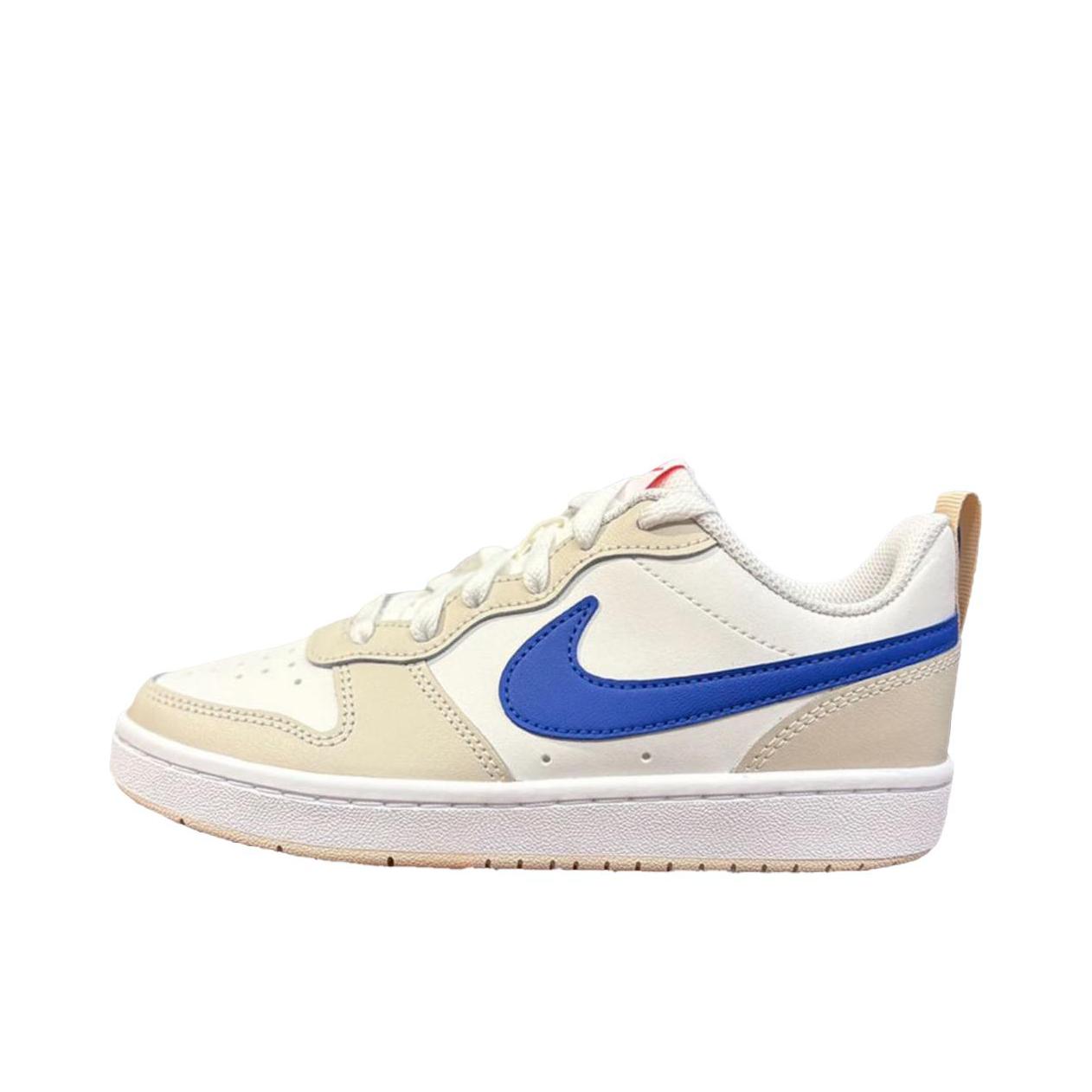 推荐商品：Nike Court Borough 板鞋 复古舒适透气防滑耐磨轻便防水耐穿 女款/米色/白色/宝蓝
