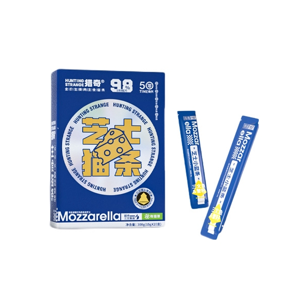 推荐商品：猎奇 高蛋白芝士猫条 猫咪零食 美毛护肤