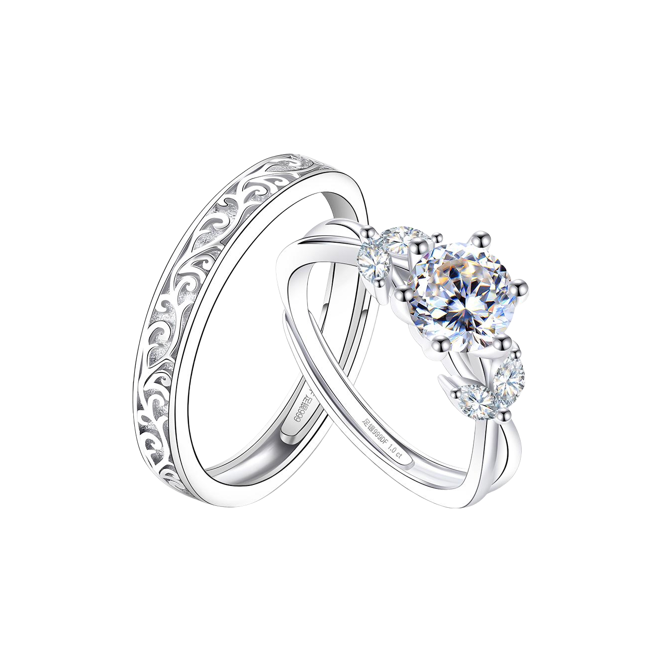 推荐商品：East Beauty/东方佳人 爱意满满足银戒指 6K2758F4