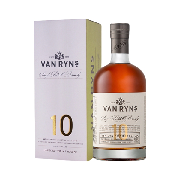 推荐商品：VAN RYN/范瑞斯 10年陈酿单一壶式白兰地 38%vol