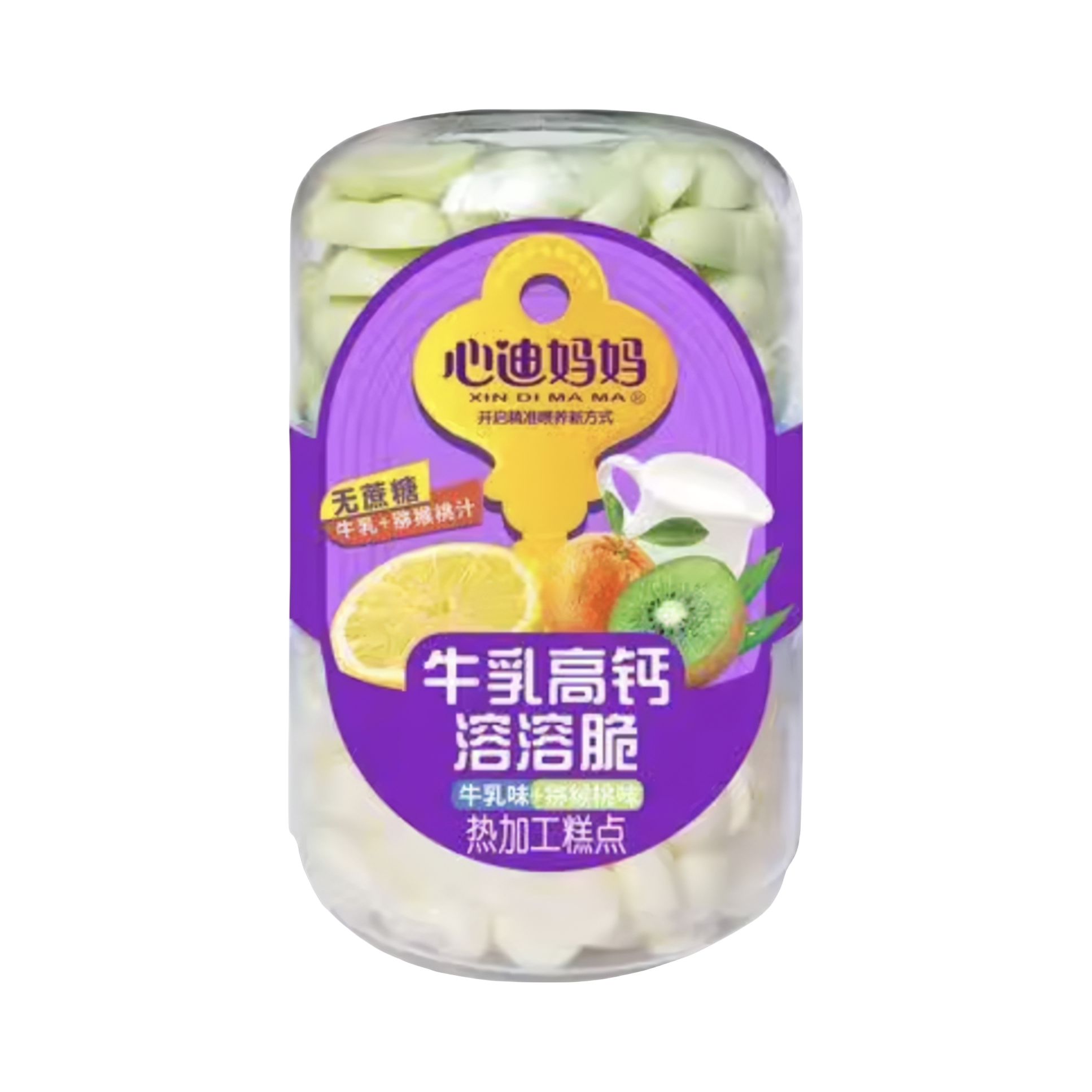 推荐商品：心迪妈妈 双层牛乳溶豆