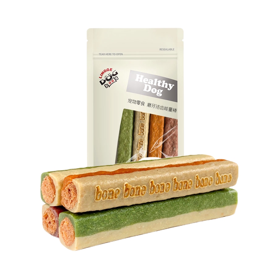 推荐商品：领格 鸡肉味狗狗磨牙棒洁齿磨牙祛除牙垢