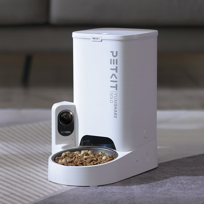 推荐商品：PETKIT/小佩 AI可视猫粮狗粮智能喂食器猫狗通用定时定量远程控制自助出粮可视版实时视频监控带摄像头