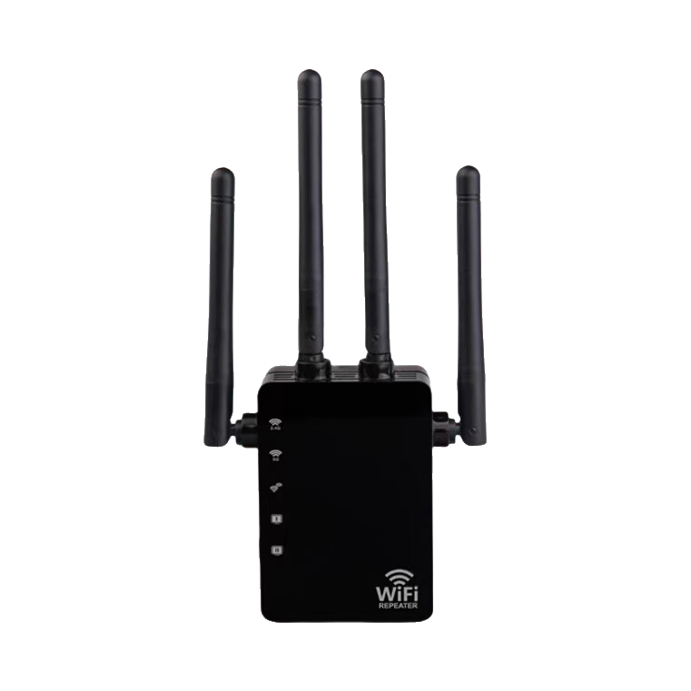 推荐商品：Newmine/纽曼 WD-R450U4T WiFi信号增强器 WiFi5 AC1200M 全屋无死角 外置四天线 穿墙 安装便捷
