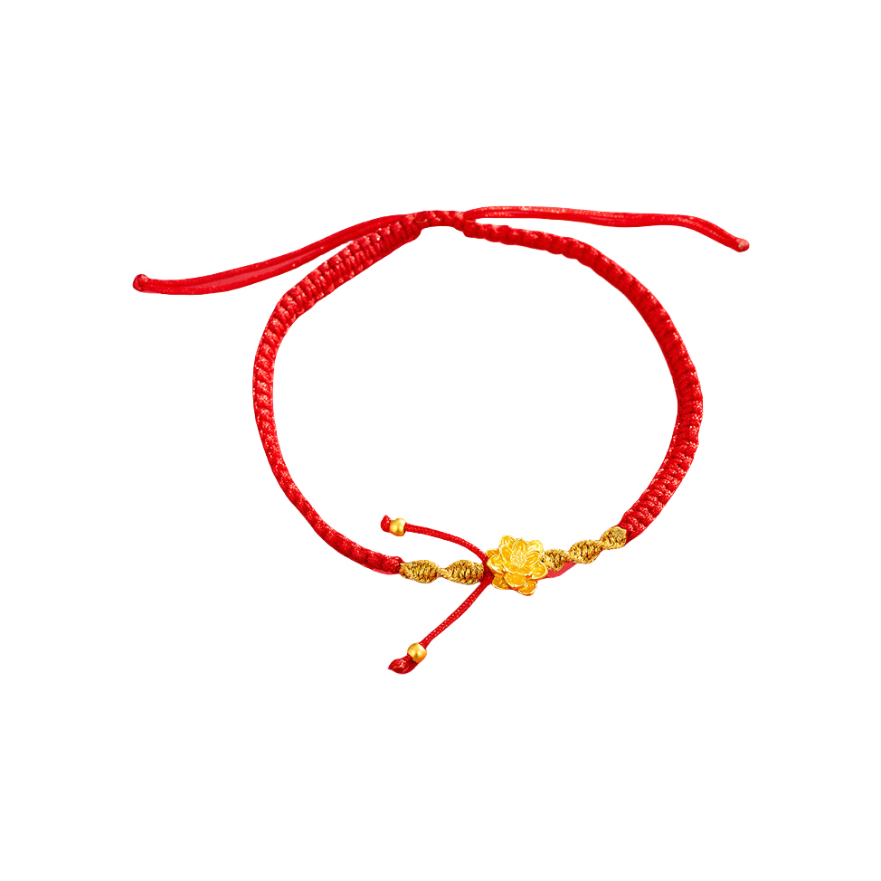 推荐商品：老凤祥 好事莲莲足金脚链 GX80001