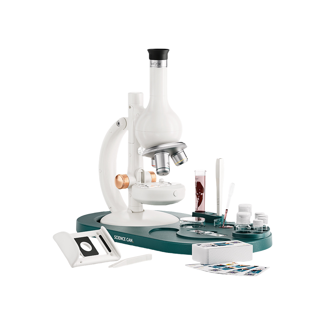 推荐商品：Science can/科学罐头 光学显微镜 儿童玩具