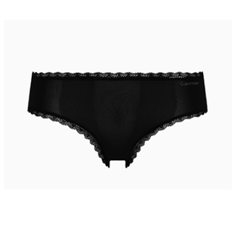 Calvin Klein 中腰蕾丝包边三角内裤 QD3707