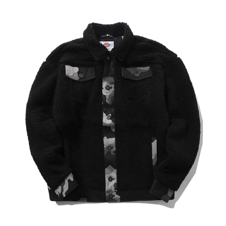 Dickies 羊羔绒拼接工装夹克 男女同款 DK006853
