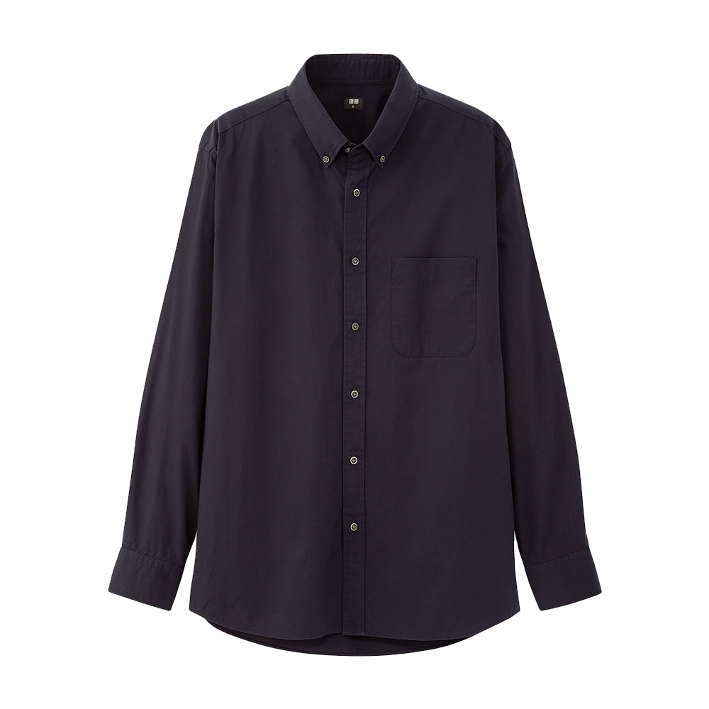 UNIQLO/优衣库 优质长绒棉衬衫长袖 男女同款 425056