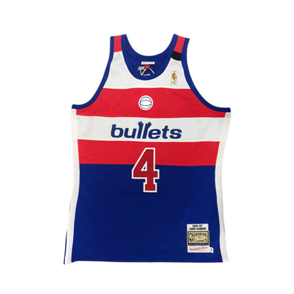 Mitchell Ness 韦伯 子弹队4号球衣