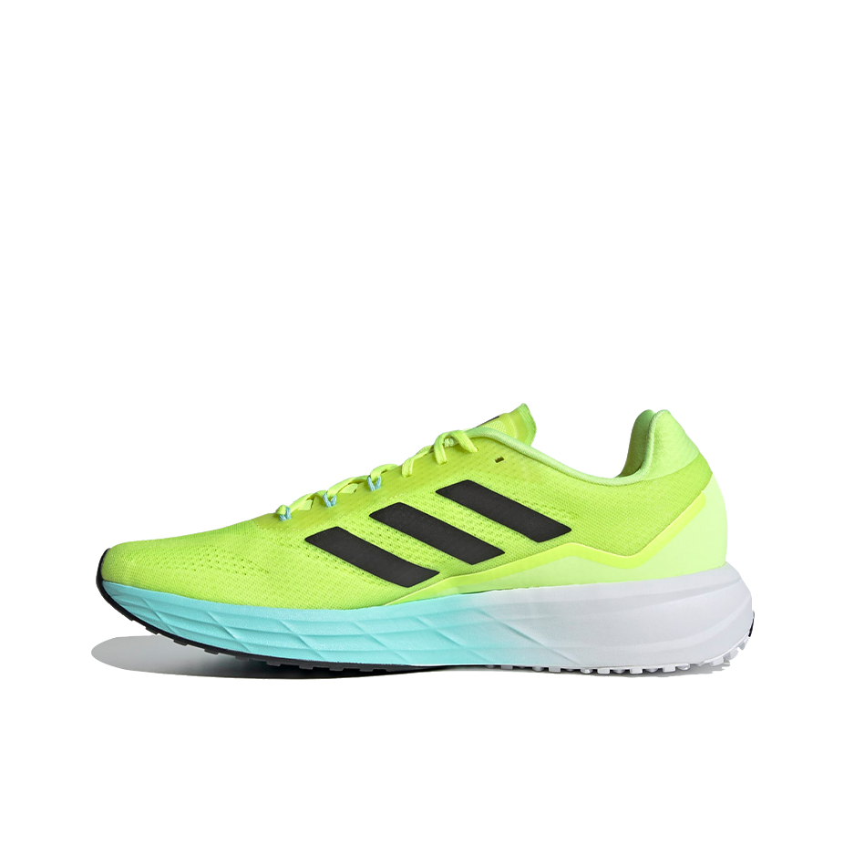 推荐商品：adidas SL20.2 跑鞋 缓震耐磨轻便透气休闲防滑织物 亮黄/黑色
