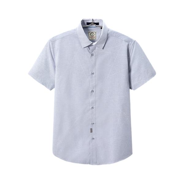 HLA 花纹短袖衬衫 HNECD2Q059A