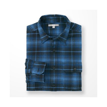 年货节好价！UNIQLO优衣库法兰绒格子衬衫162211