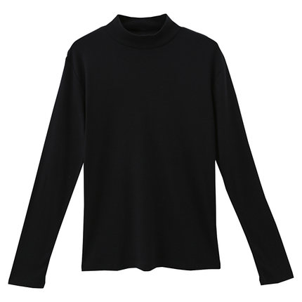 简约！MUJI无印良品男式棉高领长袖衫