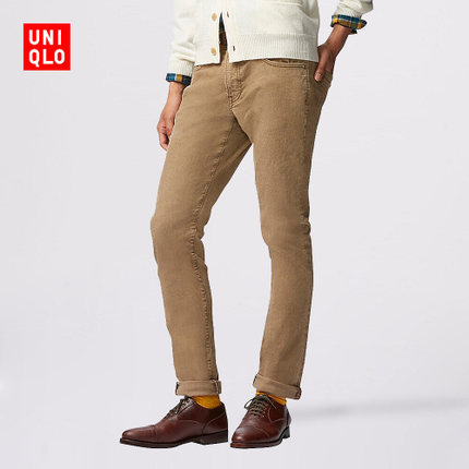 时尚单品！UNIQLO优衣库修身灯芯绒长裤146151