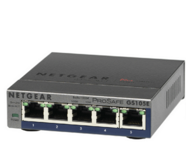 高性价比！Netgear美国网件GS105E网管网络交换机