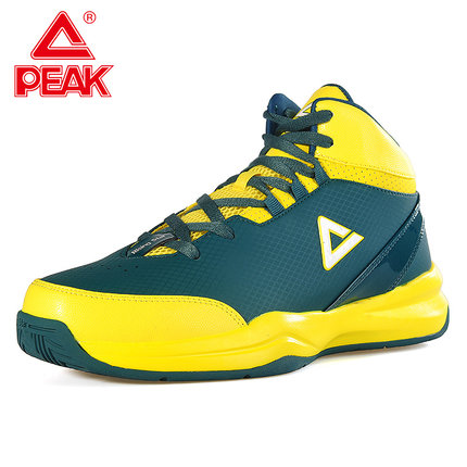 缓震耐磨！匹克高帮篮球战靴E54611A