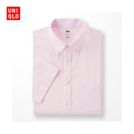 简约款式！UNIQLO优衣库DRY EASY CARE修身衬衫170768