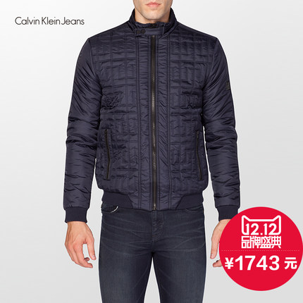 双12预售！Calvin Klein 男士保暖夹棉外套J302850