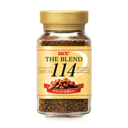 UCC 悠诗诗 114速溶咖啡粉 90g*5瓶