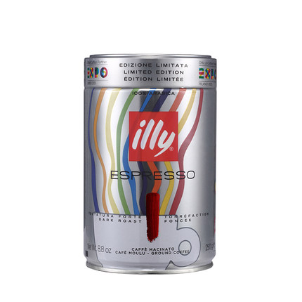 历史好价！Illy意利Espresso意式浓缩进口品牌纯咖啡粉