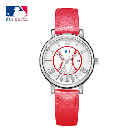 MLB皮带简约时尚潮流石英手表YH007