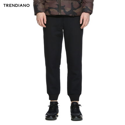 近期好价！TRENDIANO 运动中腰哈伦休闲裤九分裤3144062360