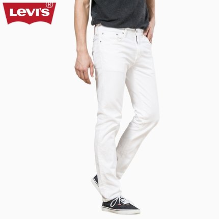 白菜价！Levi's李维斯511系列白色牛仔裤04511-1169