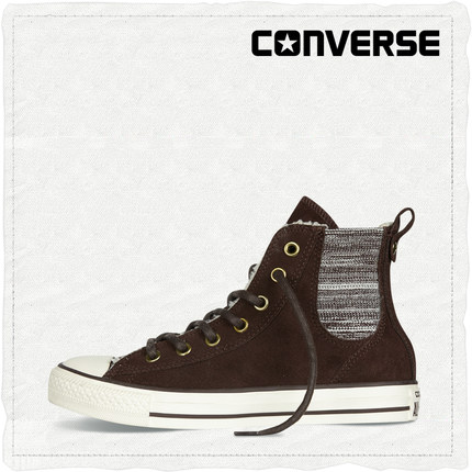 新低好价！CONVERSE All Star 反毛皮休闲鞋 549597C