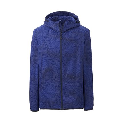 小降！优衣库UNIQLO 男装 便携式连帽外套(网格) 163521