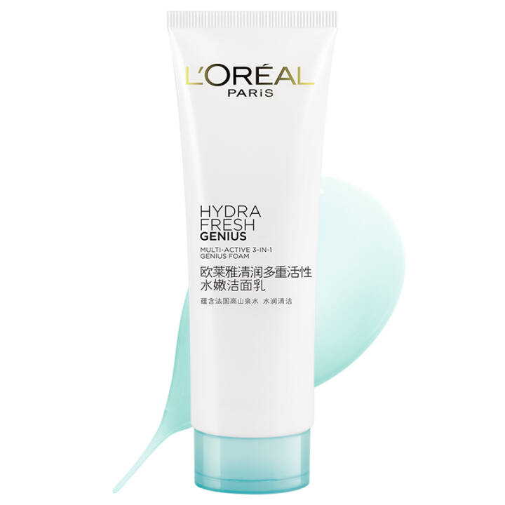 欧莱雅 LOREAL 清润多重活性水嫩洁面乳 125ml