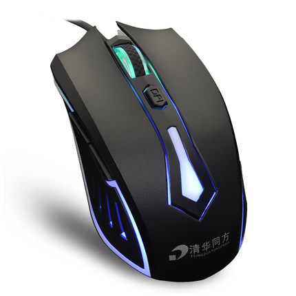 白菜价！清华同方F-700电脑有线鼠标