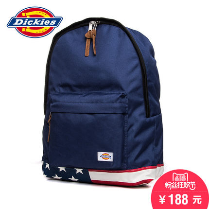 618粉丝狂欢价！Dickies潮休闲拼接印花背包161U90EC17