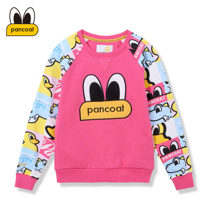 韩国潮牌！PANCOAT 2015女款圆领套头卫衣 PPATT154147W