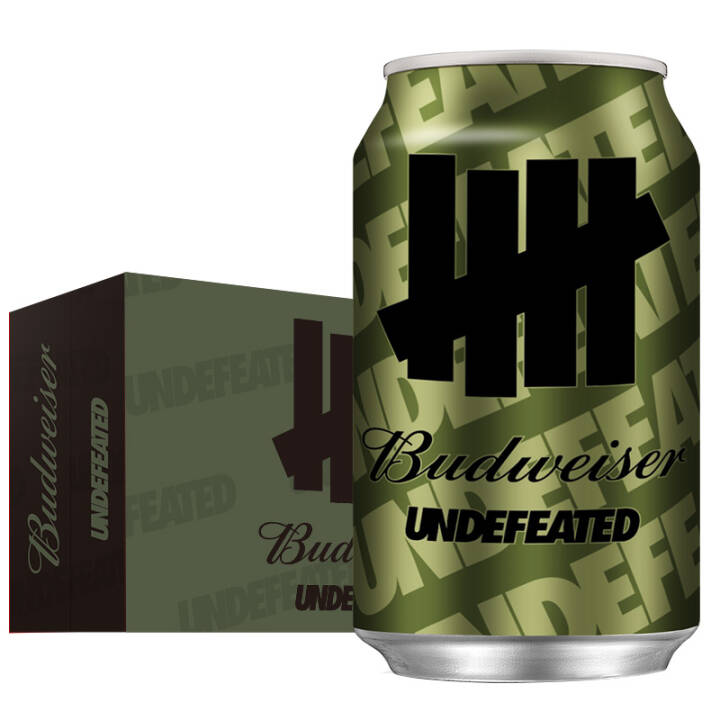 百威 X Undefeated 潮牌联名限量版 330ml*24听*2箱