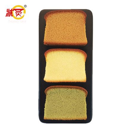 口感松软！状圆抹茶长崎蛋糕整箱手撕面包营养早餐400g*2