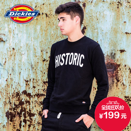 秋季单品！Dickies2015秋季男式套头圆领卫衣154M30EC17