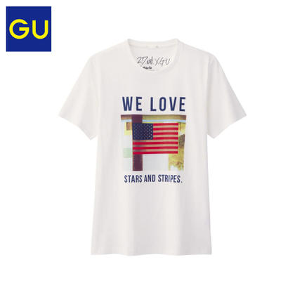 盛夏热促！GU极优印花短袖T恤272792