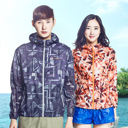 情侣款！探路者夏季情侣款皮肤衣TAED82455