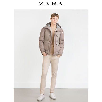 舒适保暖！ZARA 男装 连帽夹克 05475307711