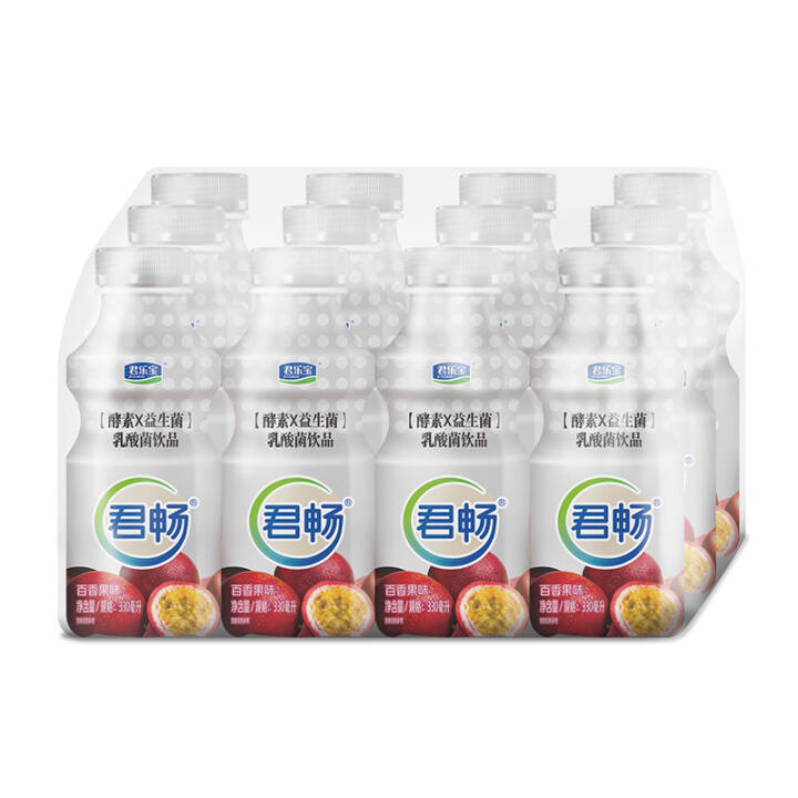 君乐宝君畅酵素益生菌饮品（百香果味）330ml*12