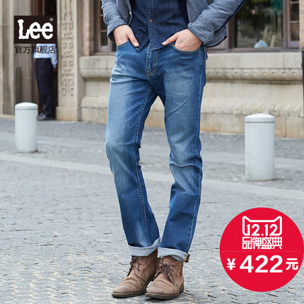 经典版型！Lee中腰直脚牛仔长裤LML724Y69ZGA