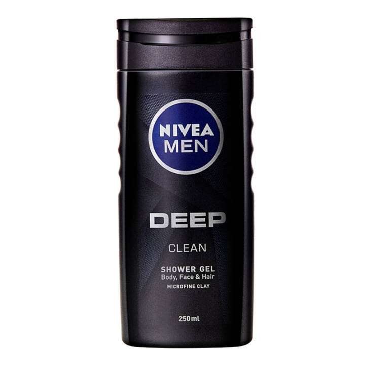 妮维雅男士深黑DEEP矿泥醒体沐浴露250ml*3